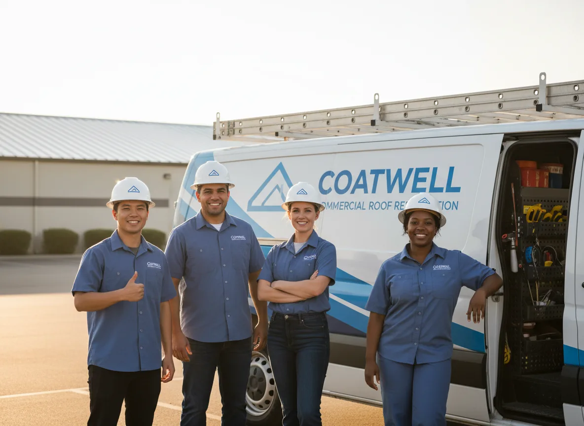 Commercial roof coating company in Audubon, IA
